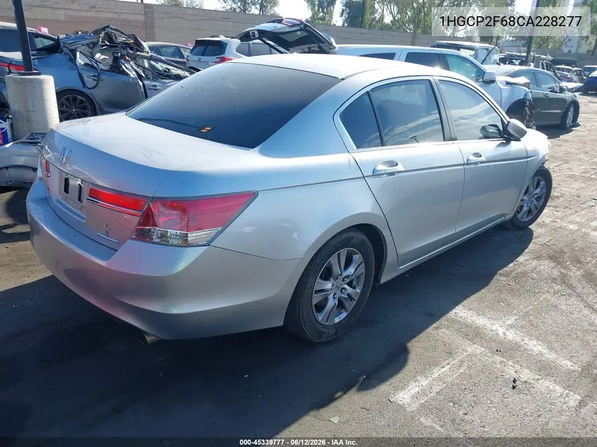 1HGCP2F68CA228277 2012 Honda Accord 2.4 Se
