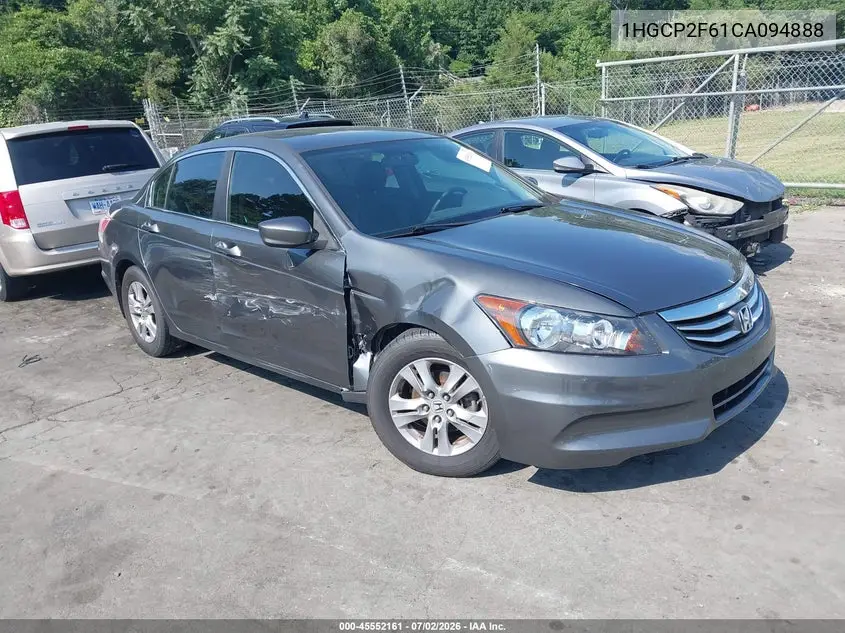 2012 Honda Accord 2.4 Se VIN: 1HGCP2F61CA094888 Lot: 45552161
