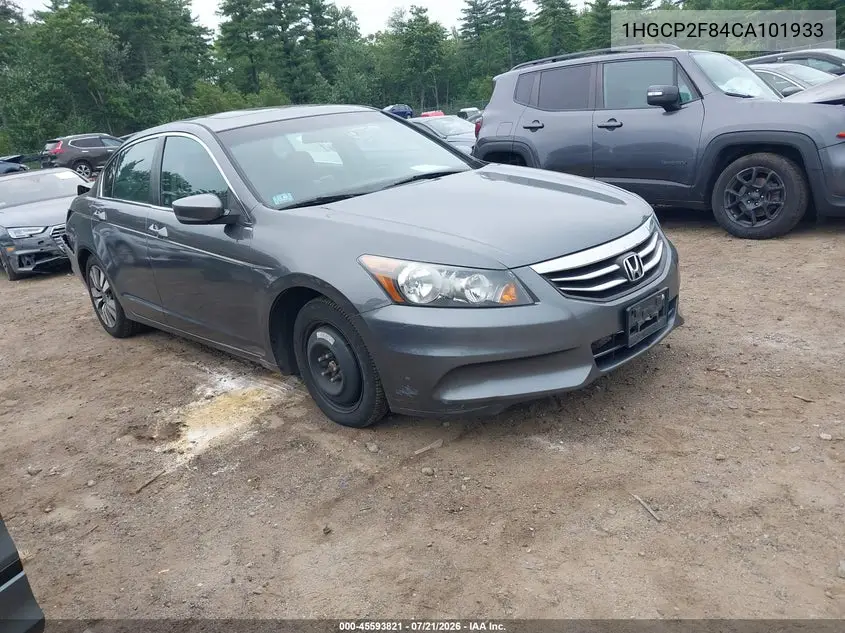 2012 Honda Accord 2.4 Ex-L VIN: 1HGCP2F84CA101933 Lot: 45593821
