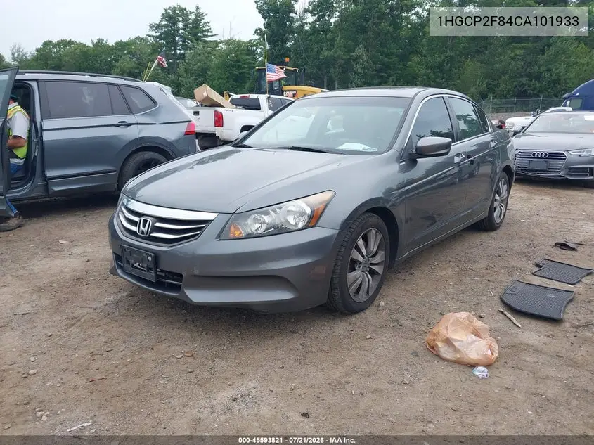 2012 Honda Accord 2.4 Ex-L VIN: 1HGCP2F84CA101933 Lot: 45593821