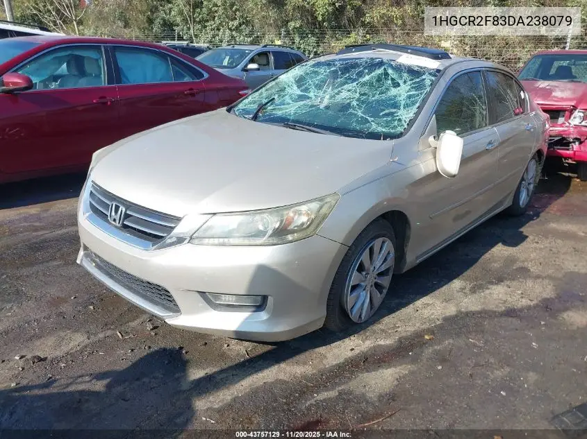 1HGCR2F83DA238079 2013 Honda Accord Sdn Ex-L