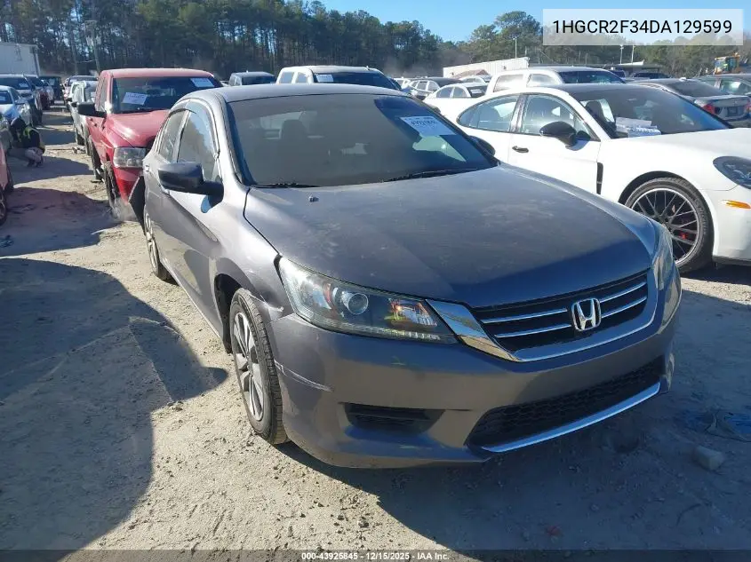 1HGCR2F34DA129599 2013 Honda Accord Lx