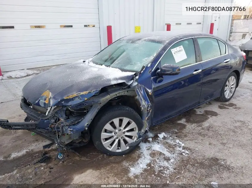 1HGCR2F80DA087766 2013 Honda Accord Ex-L