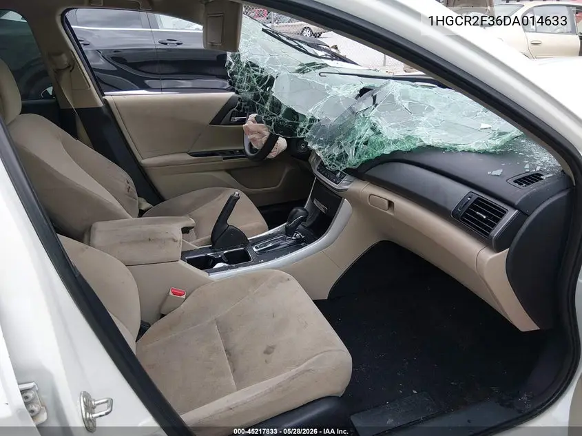 1HGCR2F36DA014633 2013 Honda Accord Lx