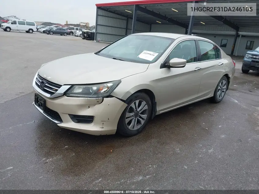 2013 Honda Accord Lx VIN: 1HGCR2F31DA246105 Lot: 45599616
