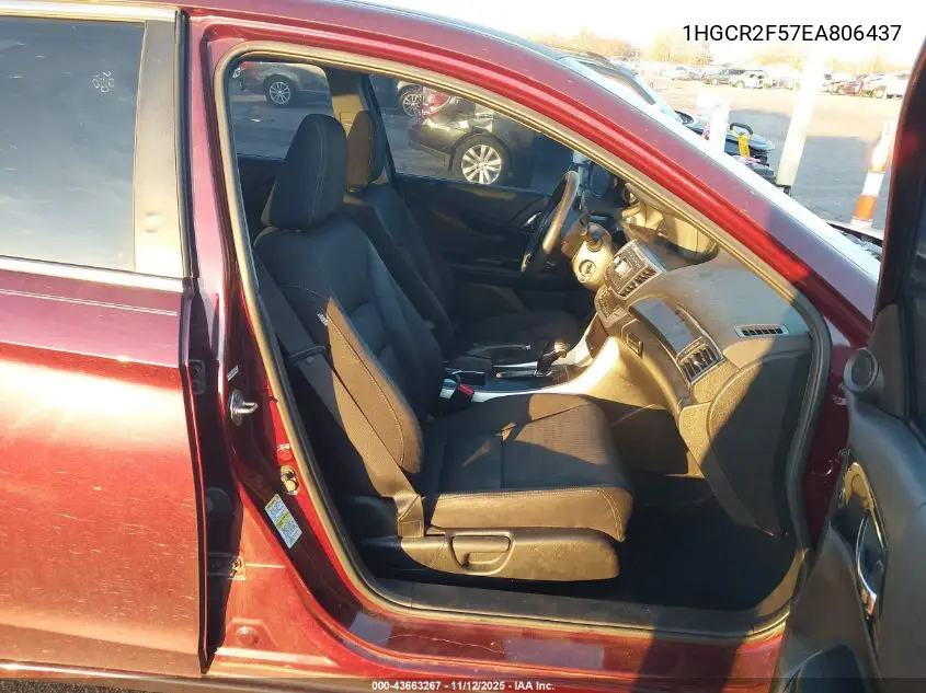 1HGCR2F57EA806437 2014 Honda Accord Sport