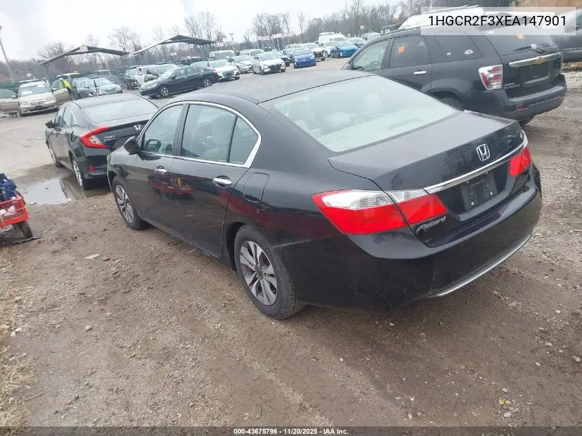 1HGCR2F3XEA147901 2014 Honda Accord Lx