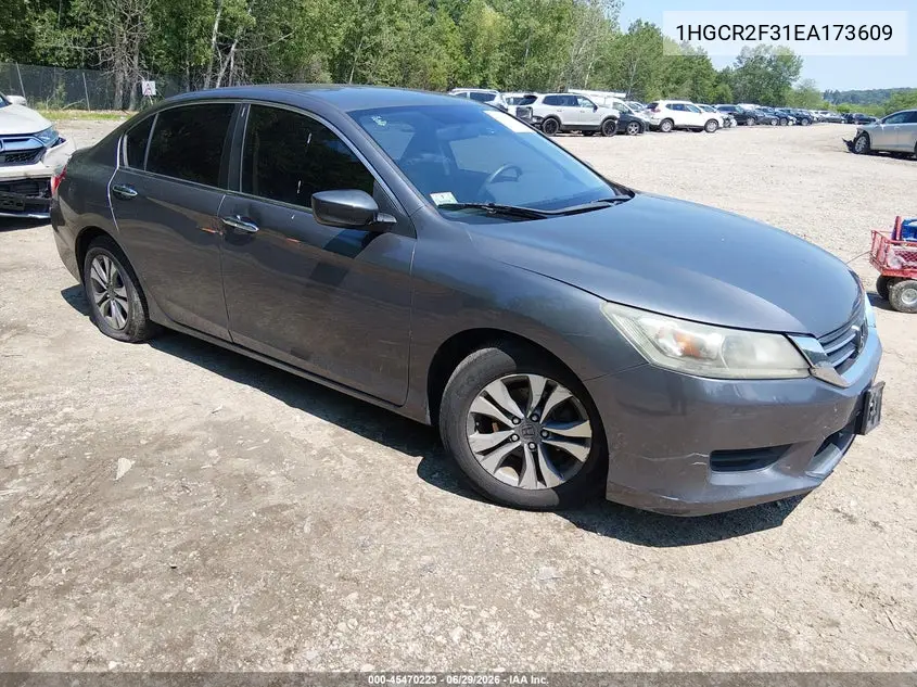 2014 Honda Accord Lx VIN: 1HGCR2F31EA173609 Lot: 45470223
