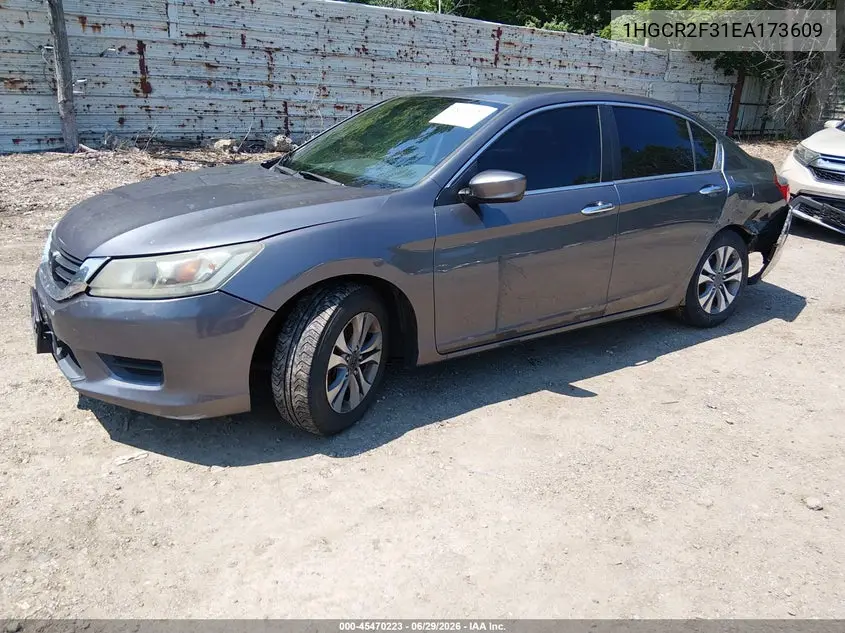 2014 Honda Accord Lx VIN: 1HGCR2F31EA173609 Lot: 45470223