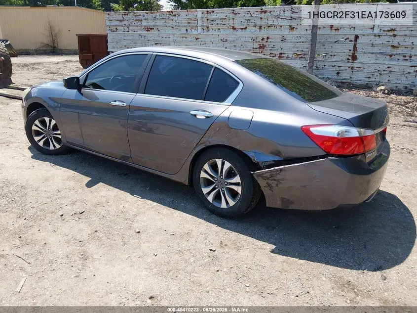 2014 Honda Accord Lx VIN: 1HGCR2F31EA173609 Lot: 45470223