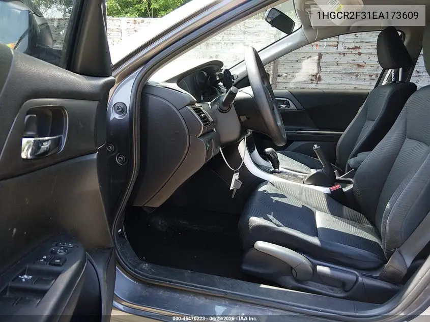2014 Honda Accord Lx VIN: 1HGCR2F31EA173609 Lot: 45470223