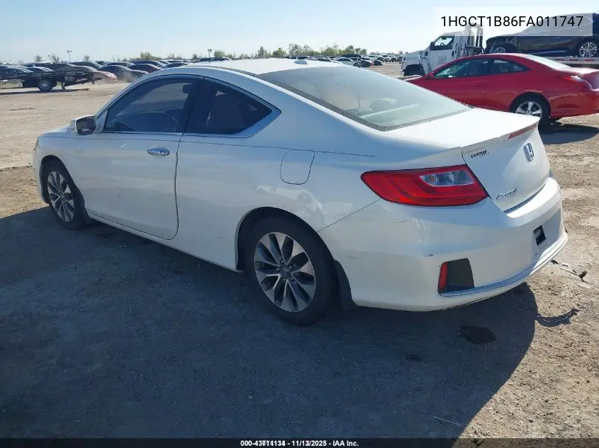 1HGCT1B86FA011747 2015 Honda Accord Ex-L