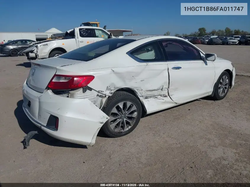 1HGCT1B86FA011747 2015 Honda Accord Ex-L