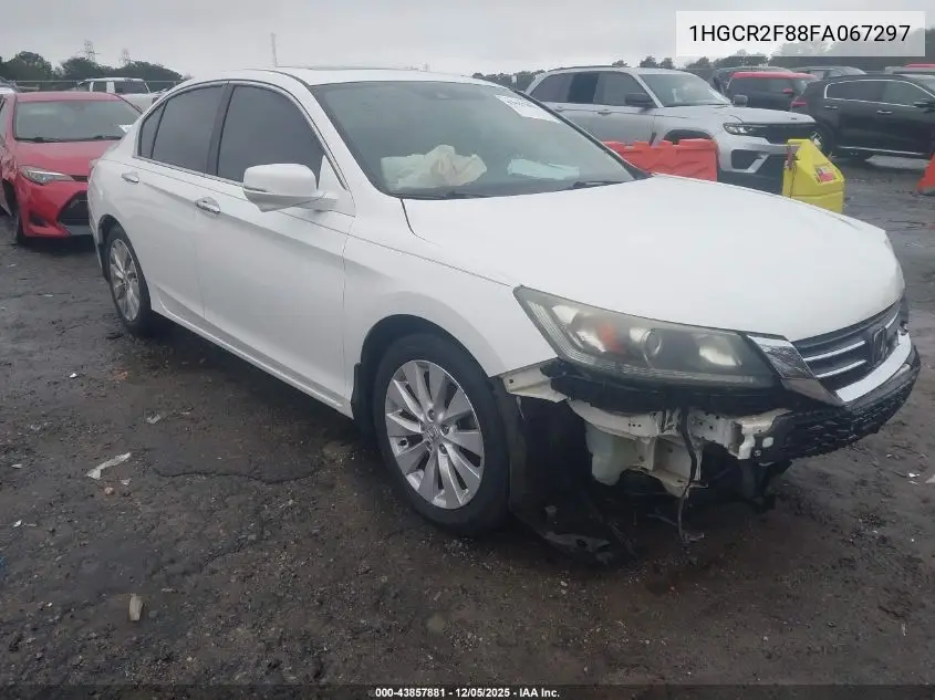1HGCR2F88FA067297 2015 Honda Accord Ex-L