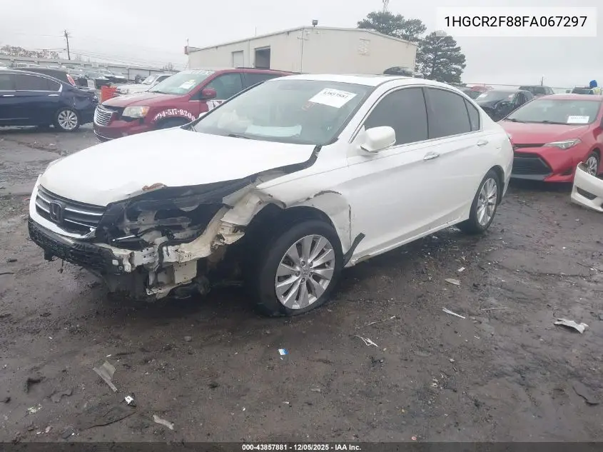 1HGCR2F88FA067297 2015 Honda Accord Ex-L