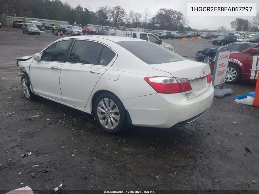 1HGCR2F88FA067297 2015 Honda Accord Ex-L