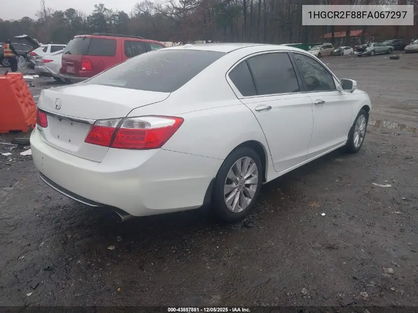 1HGCR2F88FA067297 2015 Honda Accord Ex-L
