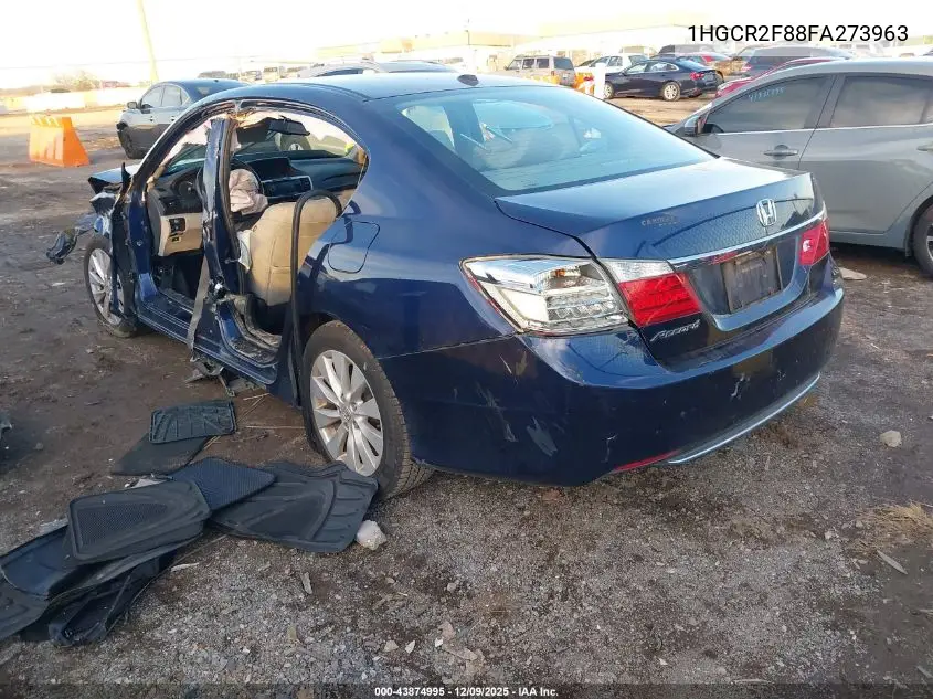 1HGCR2F88FA273963 2015 Honda Accord Ex-L