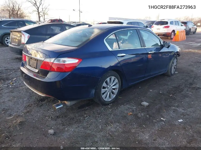 1HGCR2F88FA273963 2015 Honda Accord Ex-L