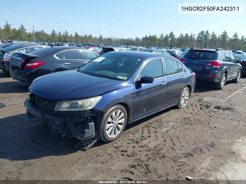 1HGCR2F50FA242311 2015 Honda Accord Sport