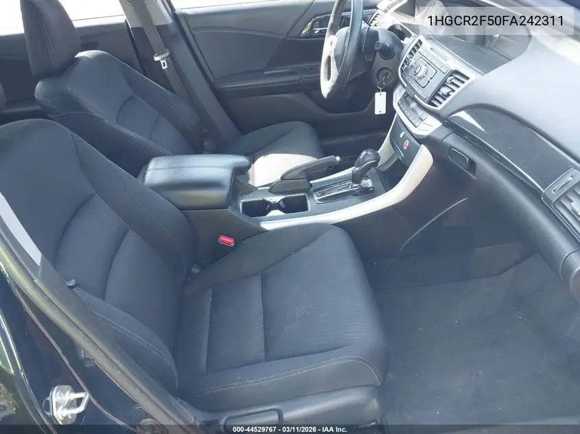 1HGCR2F50FA242311 2015 Honda Accord Sport
