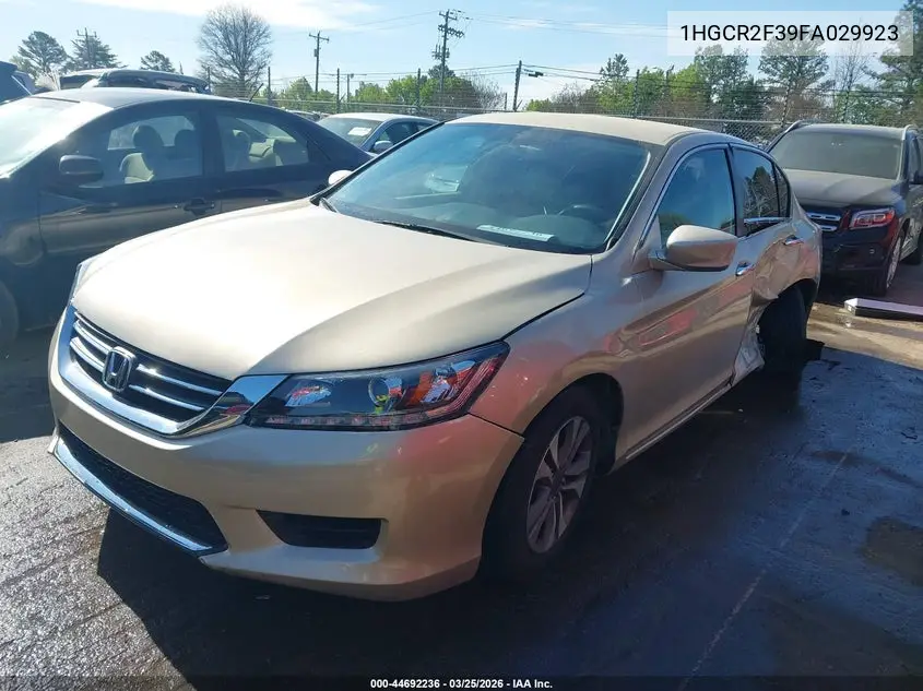 1HGCR2F39FA029923 2015 Honda Accord Lx