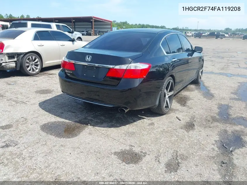 1HGCR2F74FA119208 2015 Honda Accord Ex
