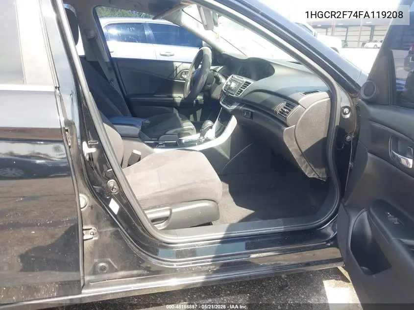 1HGCR2F74FA119208 2015 Honda Accord Ex