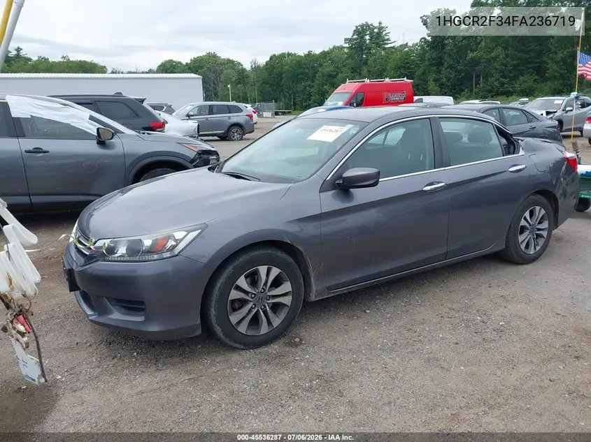 2015 Honda Accord Lx VIN: 1HGCR2F34FA236719 Lot: 45536287