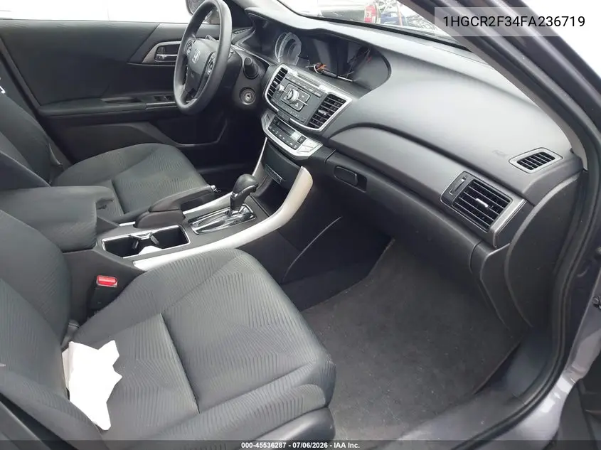 2015 Honda Accord Lx VIN: 1HGCR2F34FA236719 Lot: 45536287