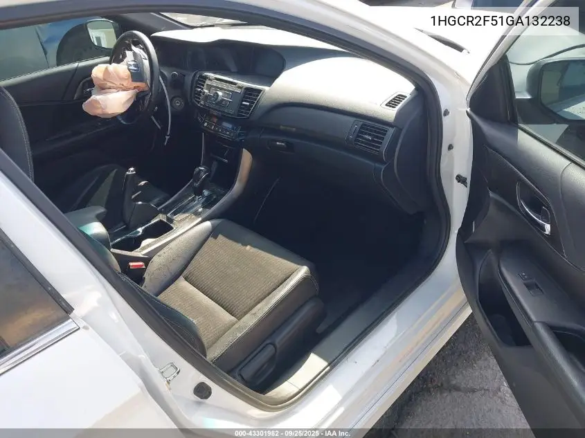 1HGCR2F51GA132238 2016 Honda Accord Sport