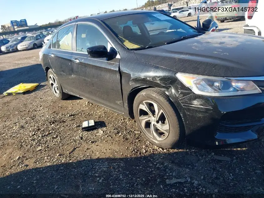 1HGCR2F3XGA145732 2016 Honda Accord Lx
