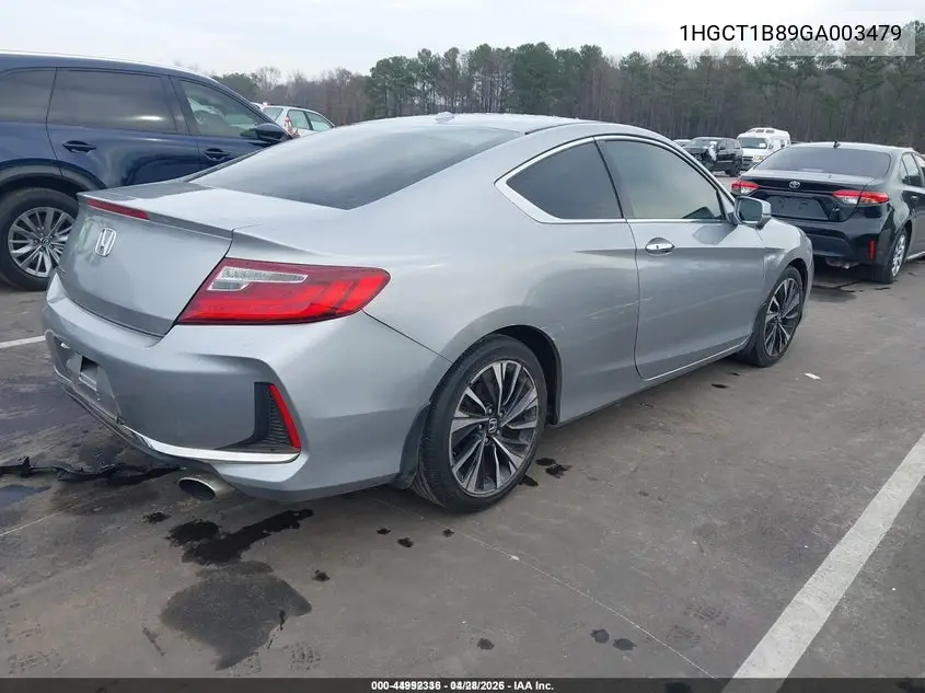 1HGCT1B89GA003479 2016 Honda Accord Ex-L