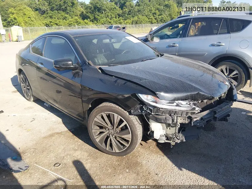 1HGCT1B88GA002131 2016 Honda Accord Ex-L