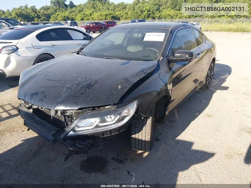 1HGCT1B88GA002131 2016 Honda Accord Ex-L