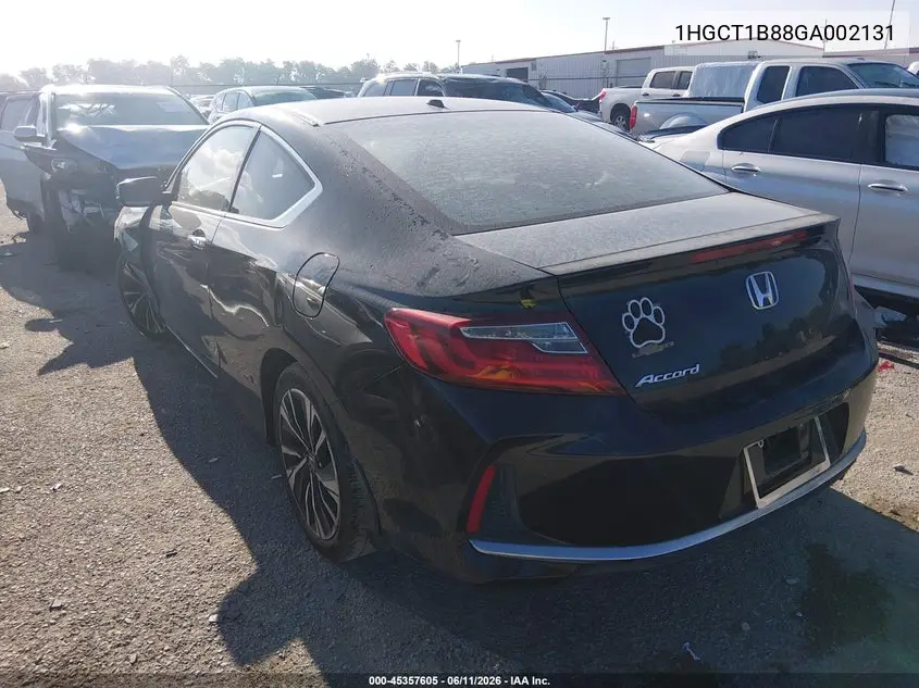1HGCT1B88GA002131 2016 Honda Accord Ex-L
