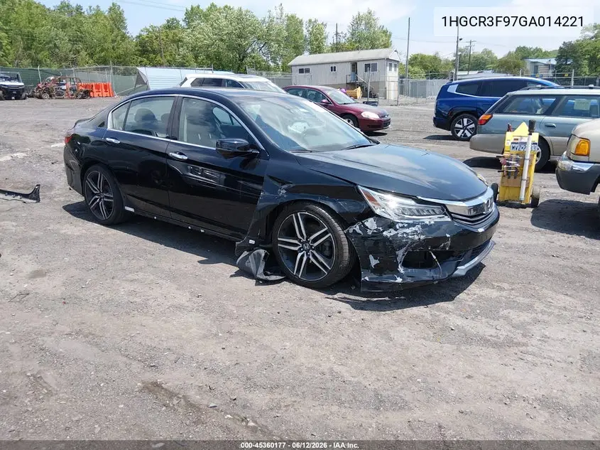 2016 Honda Accord Touring VIN: 1HGCR3F97GA014221 Lot: 45360177