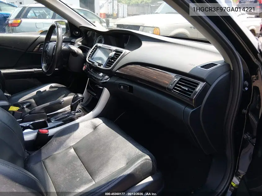 2016 Honda Accord Touring VIN: 1HGCR3F97GA014221 Lot: 45360177
