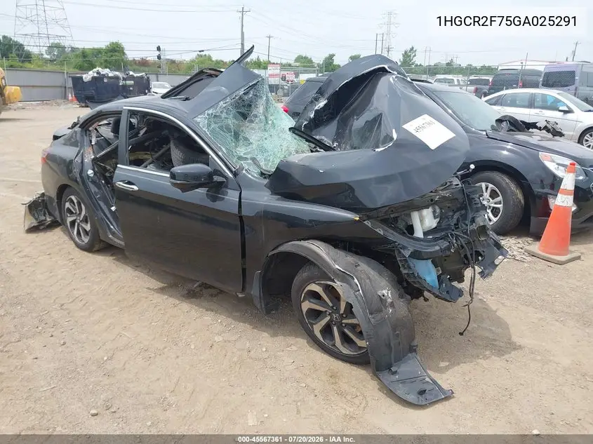 2016 Honda Accord Ex VIN: 1HGCR2F75GA025291 Lot: 45567361