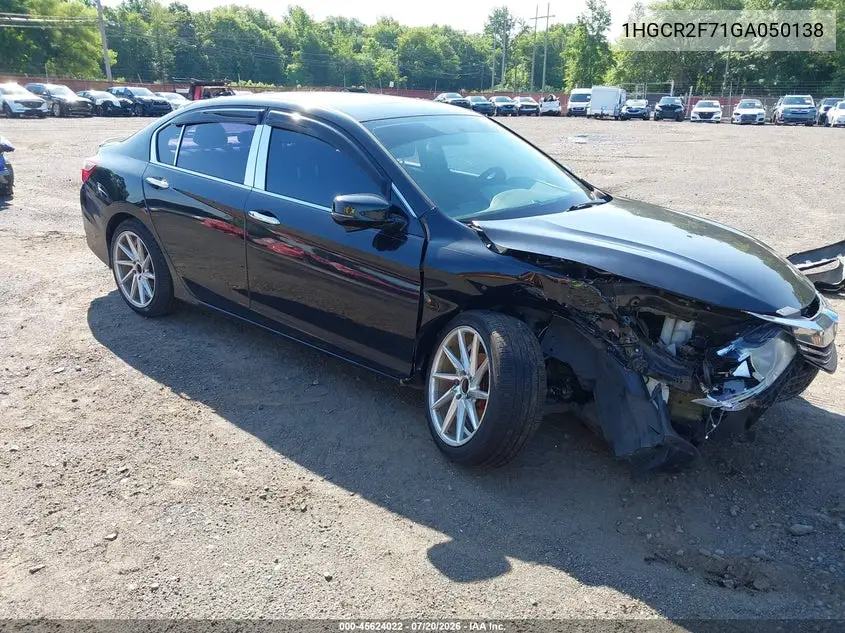 2016 Honda Accord Ex VIN: 1HGCR2F71GA050138 Lot: 45624022