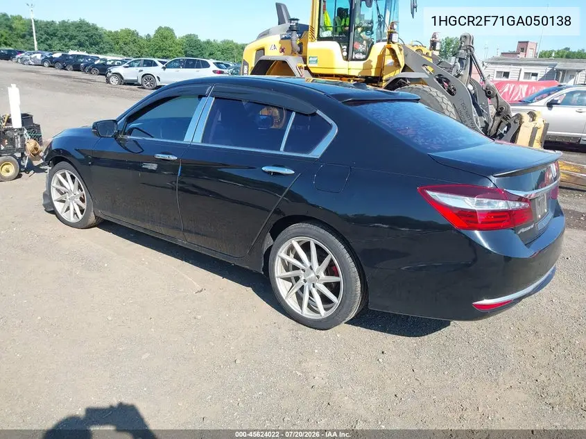 2016 Honda Accord Ex VIN: 1HGCR2F71GA050138 Lot: 45624022