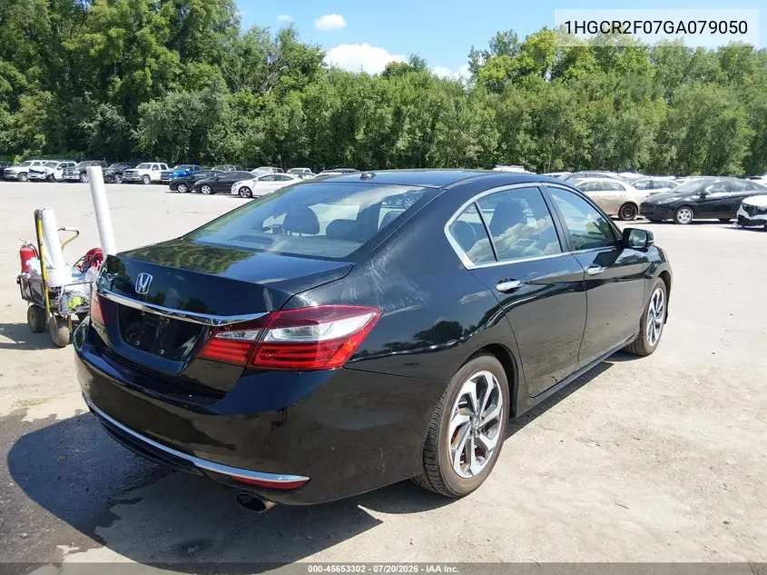 2016 Honda Accord Ex VIN: 1HGCR2F07GA079050 Lot: 45653302