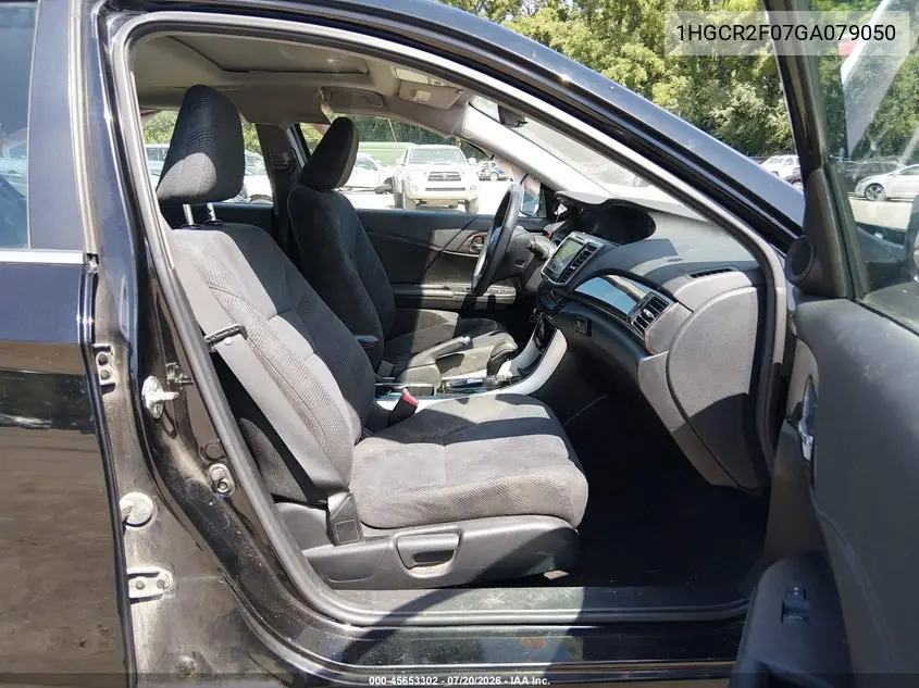 2016 Honda Accord Ex VIN: 1HGCR2F07GA079050 Lot: 45653302