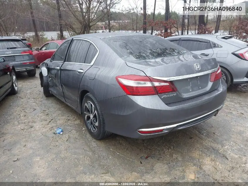 1HGCR2F36HA096840 2017 Honda Accord Lx
