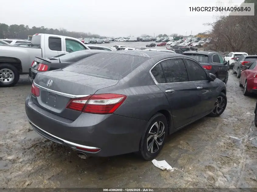 1HGCR2F36HA096840 2017 Honda Accord Lx