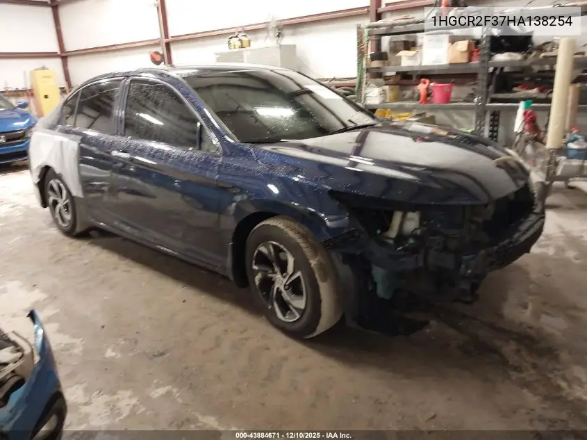 1HGCR2F37HA138254 2017 Honda Accord Lx