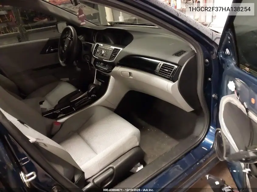1HGCR2F37HA138254 2017 Honda Accord Lx