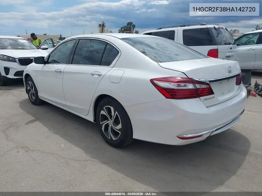1HGCR2F38HA142720 2017 Honda Accord Lx