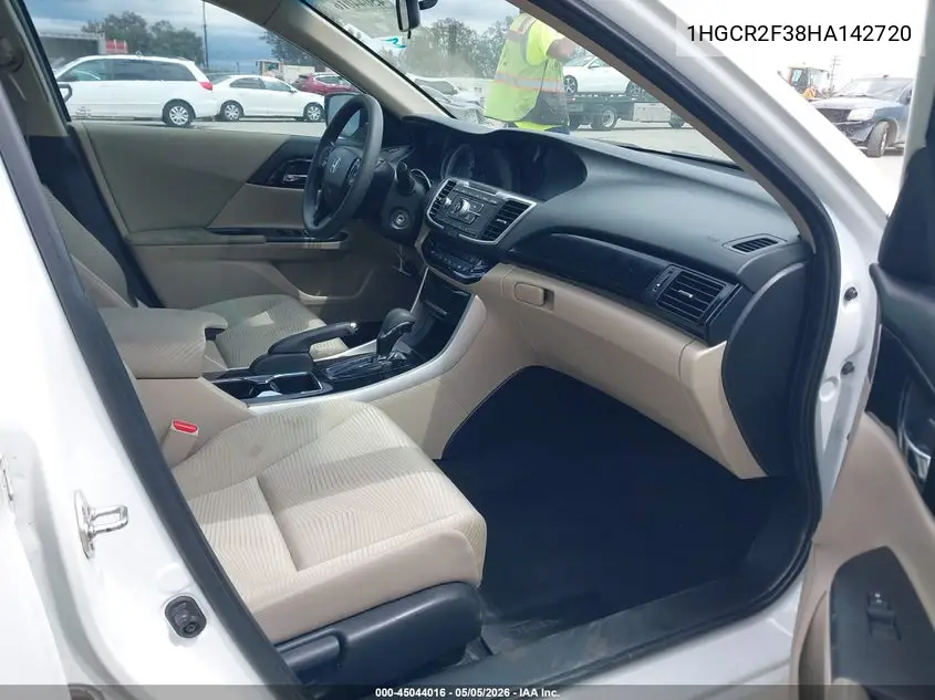 1HGCR2F38HA142720 2017 Honda Accord Lx