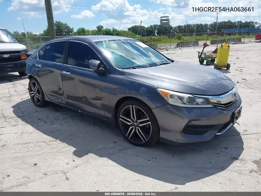 1HGCR2F54HA063661 2017 Honda Accord Sport